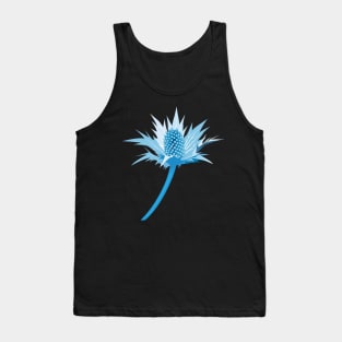 bellflower and eryngium thistle truchet Tank Top